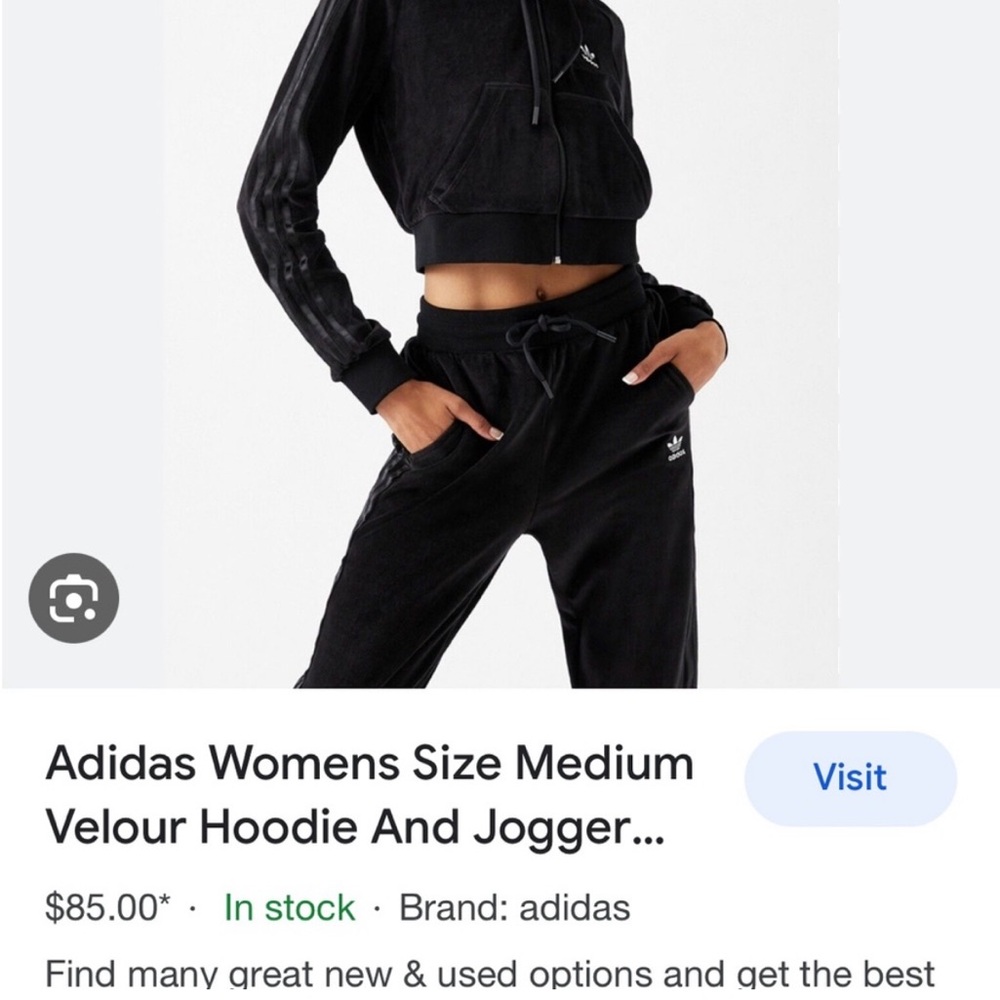 WHITE*** Adidas Velour Set
More pics to follow